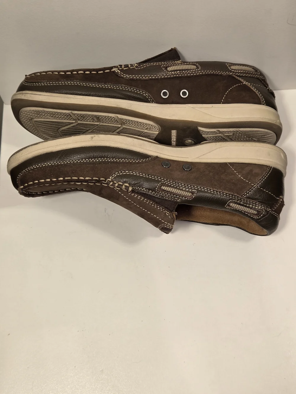 Florsheim Brown Suede Slip-On Loafers